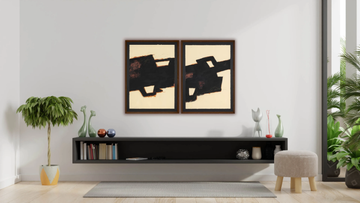 EBANO I & II - Paper Painting by NOVOCUADRO ART COMPANY - view 3